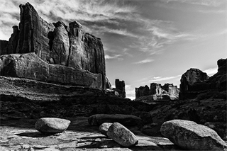 Monochrom-Landschaften